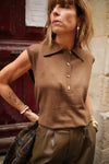 Débardeur chocolat