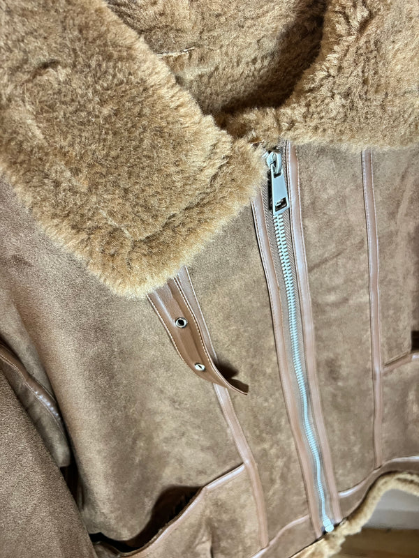 Veste aviateur en simili