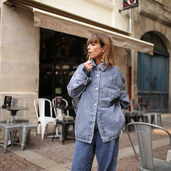 Sur chemise jeans