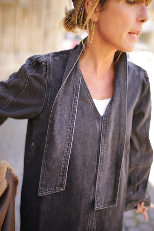 Robe jeans carbone