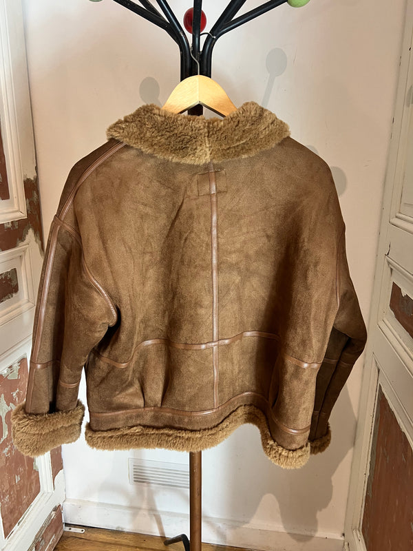 Veste aviateur en simili