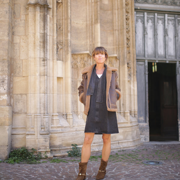 Robe jeans carbone