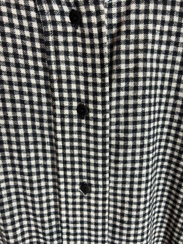 Chemise vichy col rond