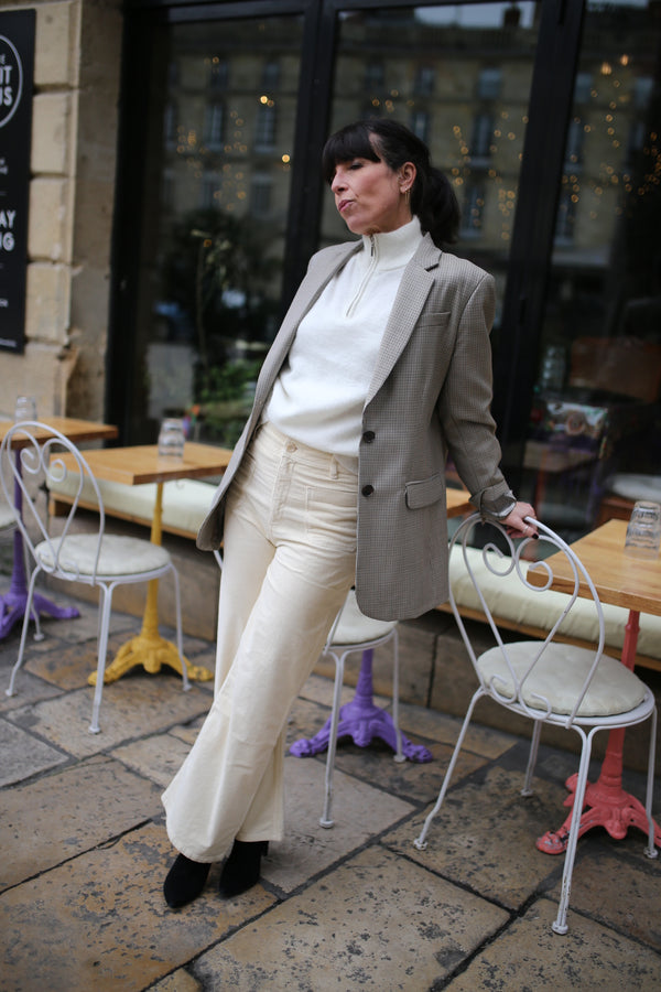 Veste blazer pieds de puce