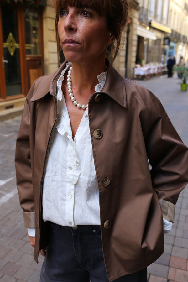 Veston couleur tabac