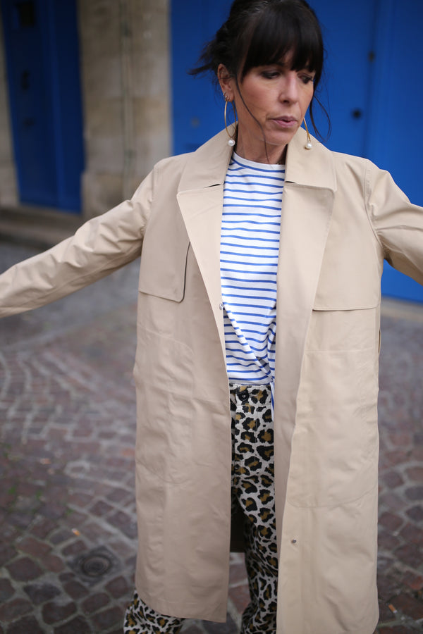 Trench Imperméable beige