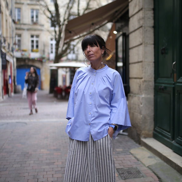 Chemise Oversize Ciel