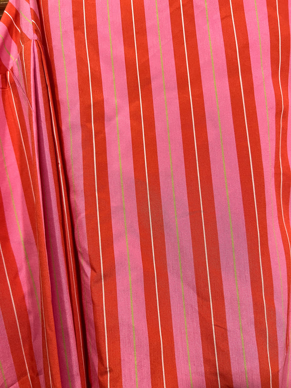 Chemise rose rayée